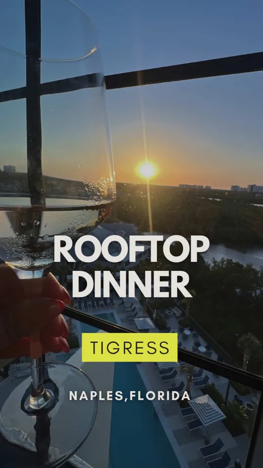Dessert at Tigress Restaurant & Rooftop Bar, Naples