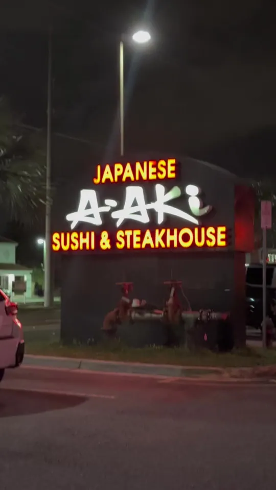 Grilled salmon at A-Aki Sushi & Steakhouse, Orlando