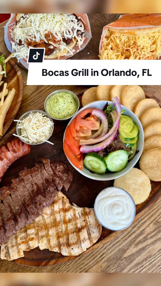 Arepas at Bocas Grill Orlando, Orlando