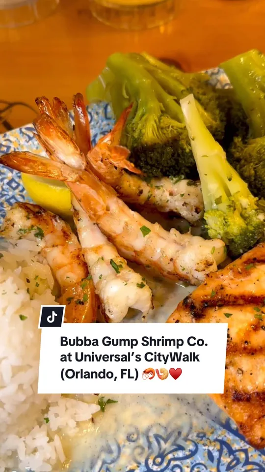 Seafood at Bubba Gump Shrimp Co., Orlando