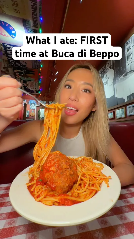 Pasta at Buca di Beppo Italian Restaurant, Orlando