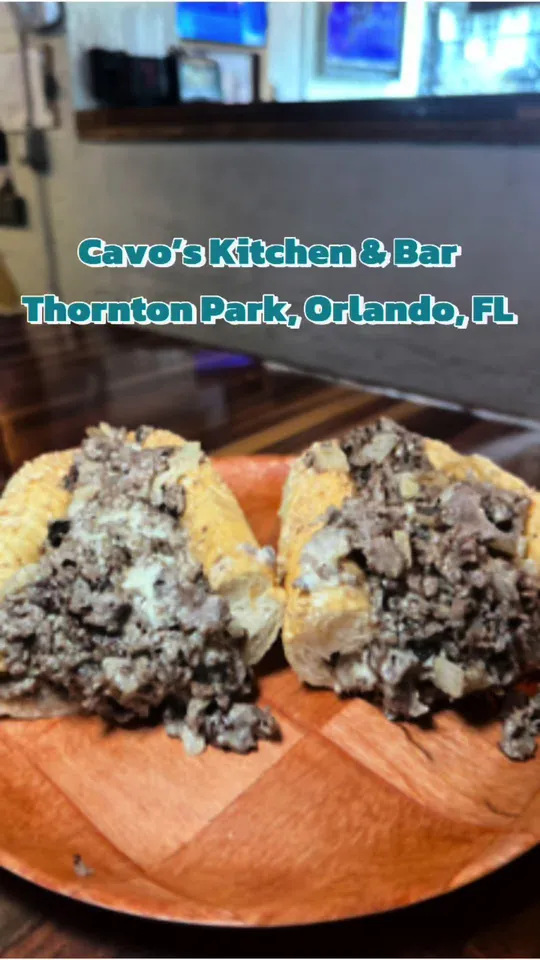 Cheesesteak at Cavo's Bar & Kitchen, Orlando