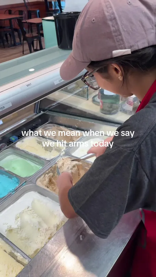 Ice cream at Coldstone Creamery, Orlando