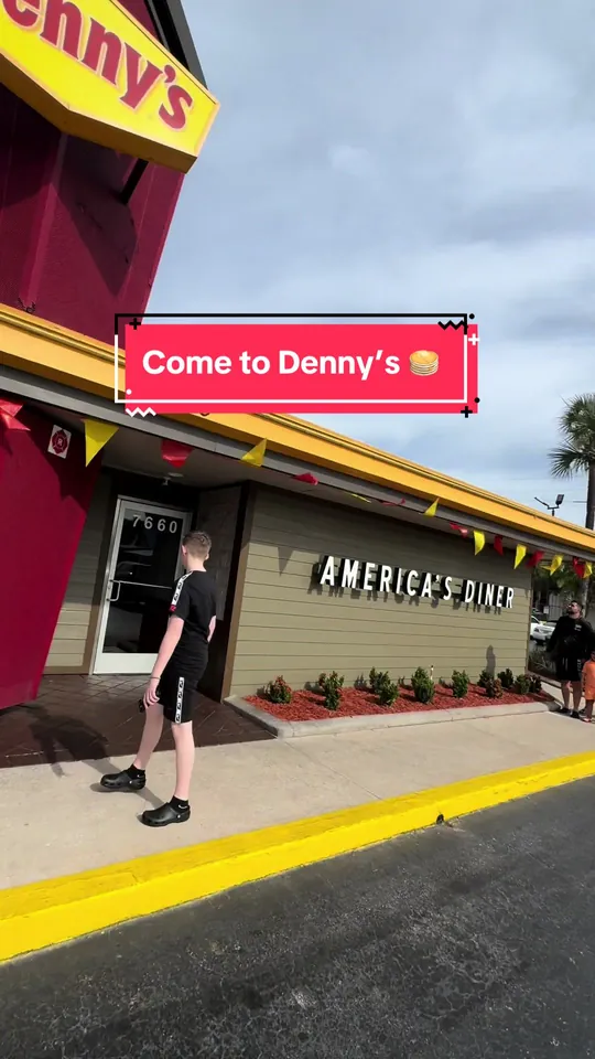 Breakfast at Denny's Restaurant, Orlando