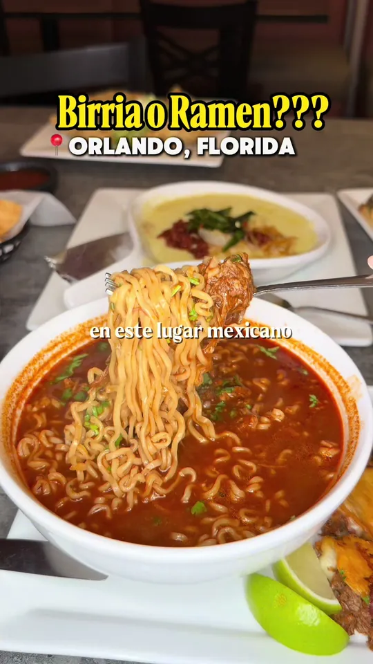 Ramen at El Molcajete Mexican Restaurant - Vista Lakes, Orlando
