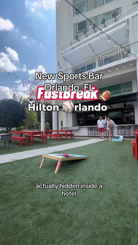 Video at FastBreak Sports Bar, Orlando