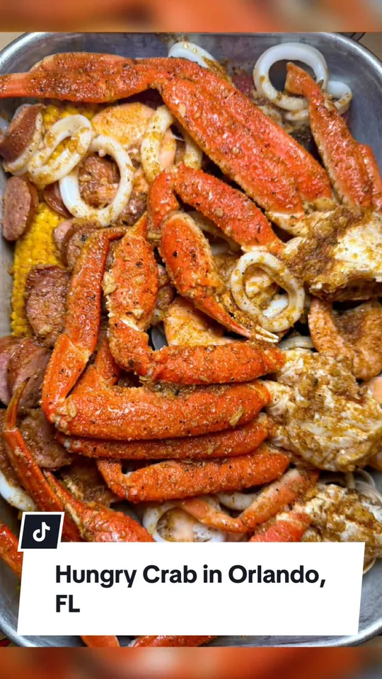 Seafood at Hungry Crab Juicy Seafood & Bar Restaurant Orlando, Orlando – $7 on the menu