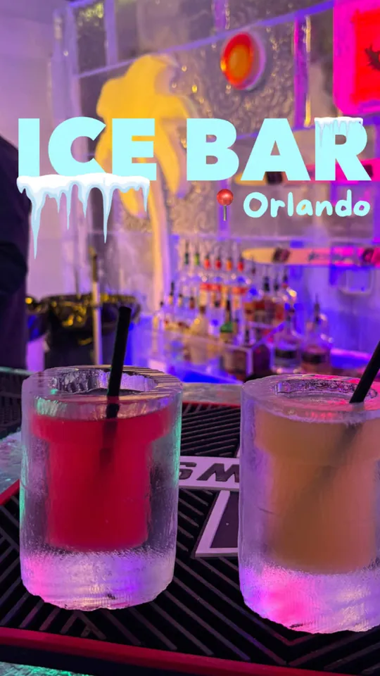 Cocktails at ICEBAR Orlando, Orlando