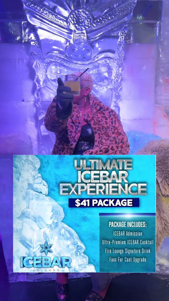 Cocktails at ICEBAR Orlando, Orlando