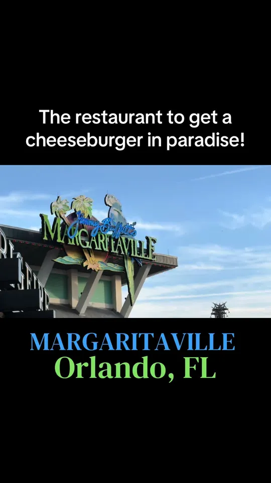 Burger at Jimmy Buffett's Margaritaville, Orlando