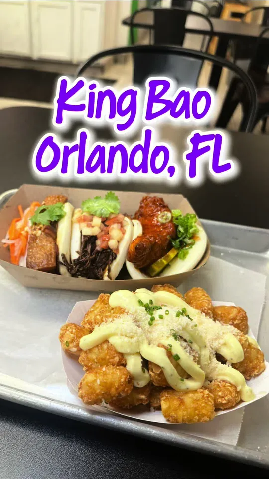 Bao buns at King Bao, Orlando