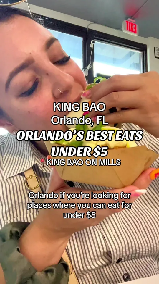 Bao buns at King Bao, Orlando