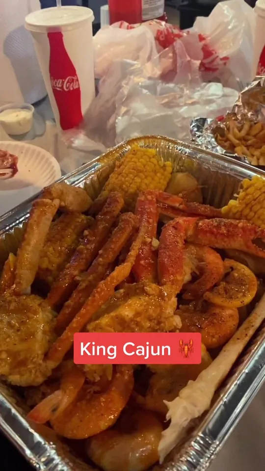Seafood at King Cajun Crawfish, Orlando