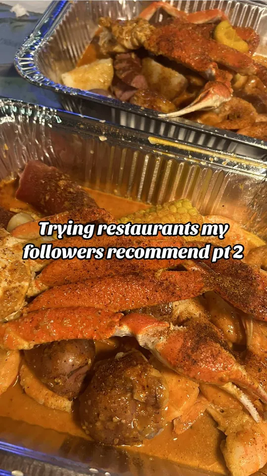 Seafood at King Cajun Crawfish, Orlando