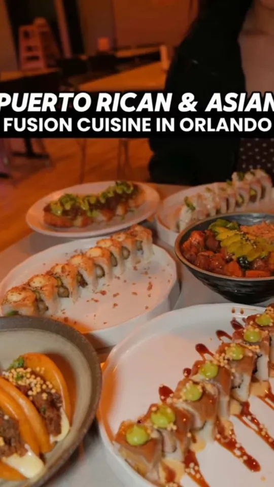 Bao buns at Maguro Latin Asian Cuisine, Orlando