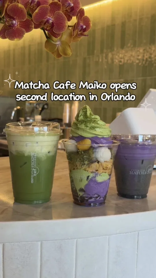 Tea at Matcha Cafe Maiko, Orlando