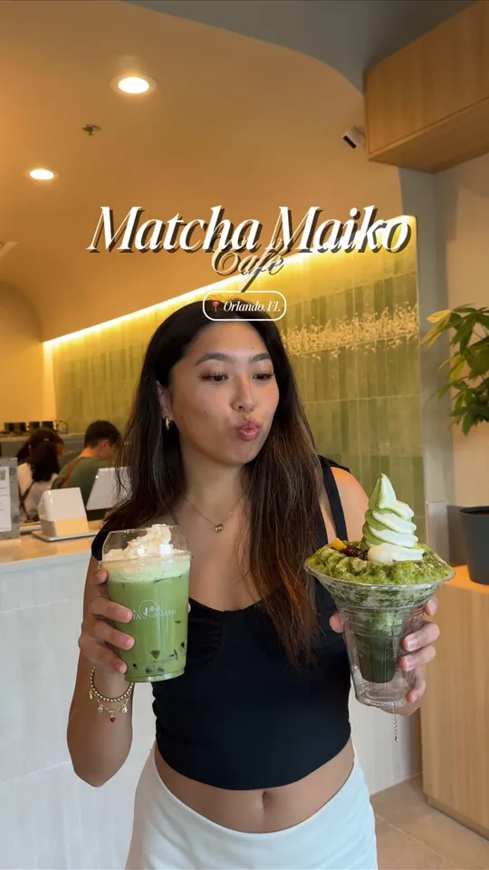 Tea at Matcha Cafe Maiko, Orlando