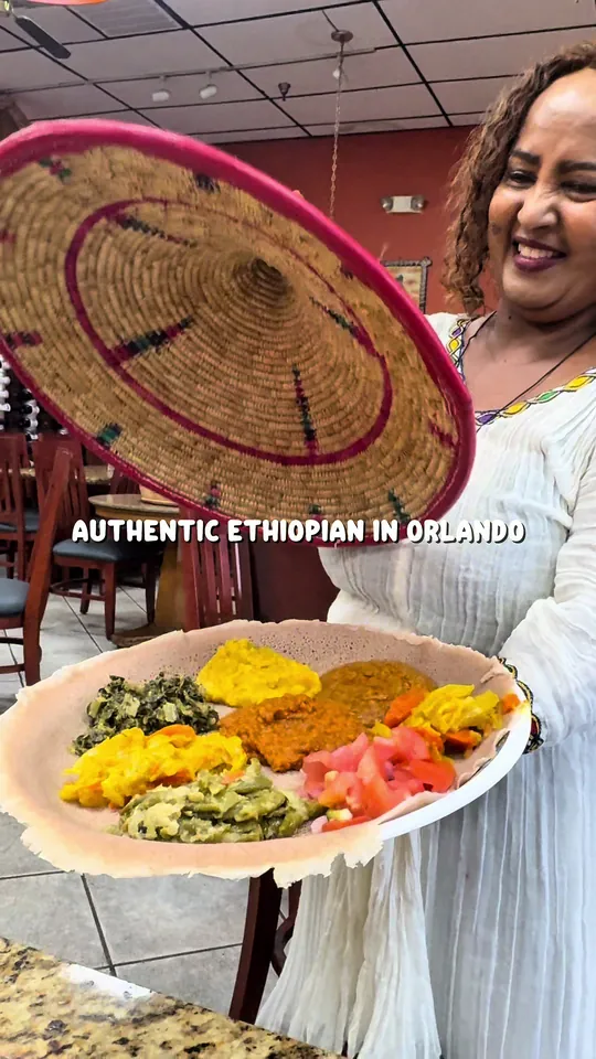 Salad at Nile Ethiopian, Orlando