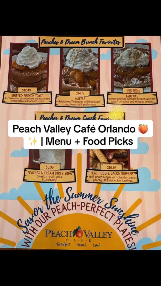 Breakfast at Peach Valley Cafe, Orlando
