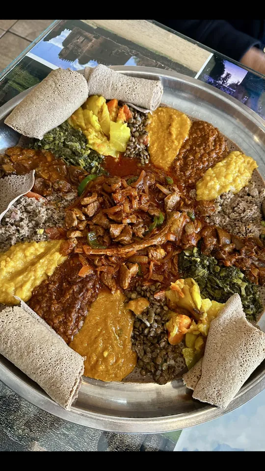Salad at Selam Ethiopian & Eritrean Cuisine, Orlando