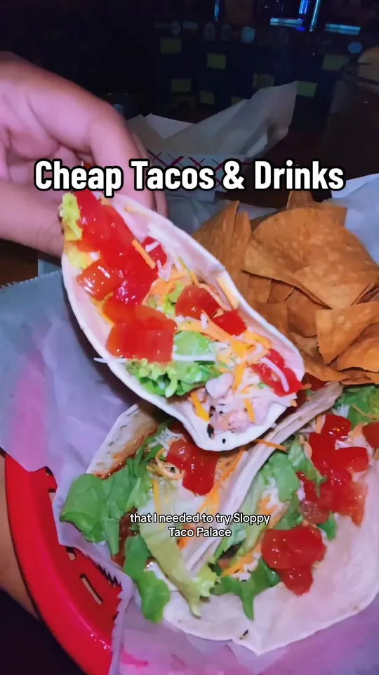 Tacos at Sloppy Taco Palace, Orlando