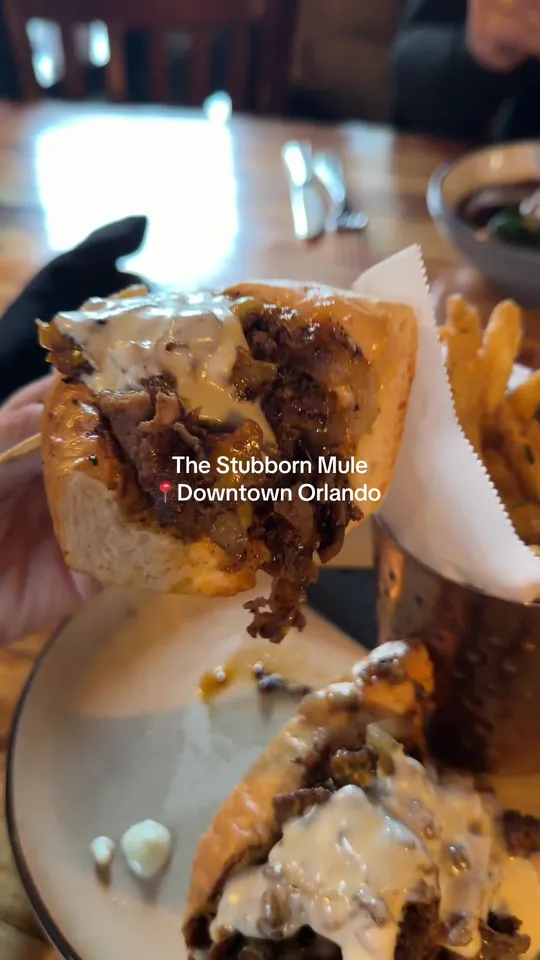 Cheesesteak at The Stubborn Mule, Orlando