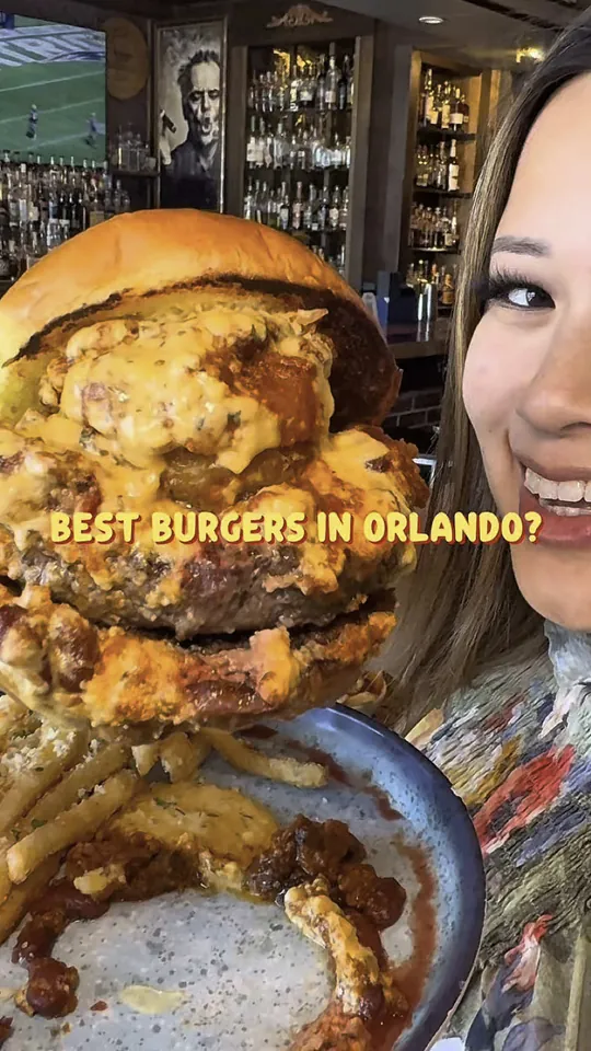 Burger at The Whiskey, Orlando – $17.50 on the menu