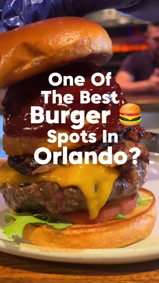 Burger at The Whiskey, Orlando – $17.50 on the menu