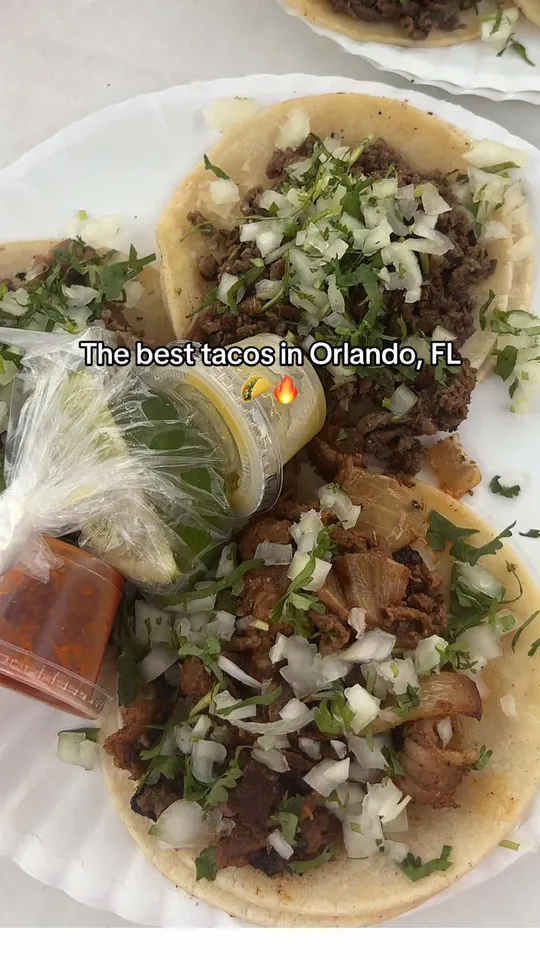 Tacos at Tortas El Rey, Orlando