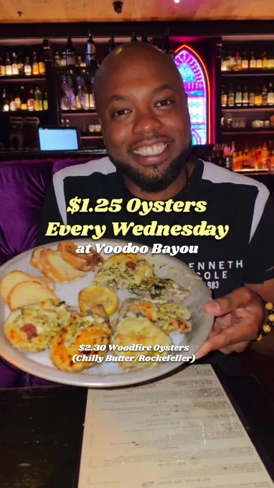 Oysters at Voodoo Bayou, Orlando