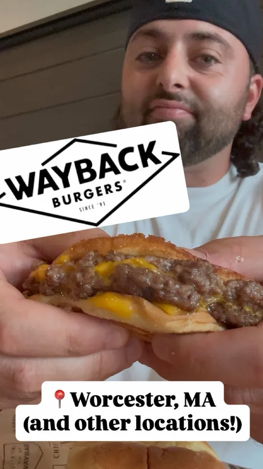 Burger at Wayback Burgers, Orlando