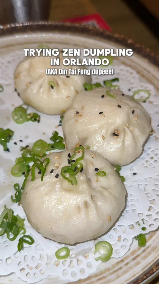 Dumplings at Zen Dumpling, Orlando