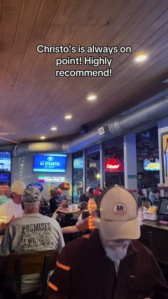 Video at Christo's Sports Bar & Grill, Panama City Beach