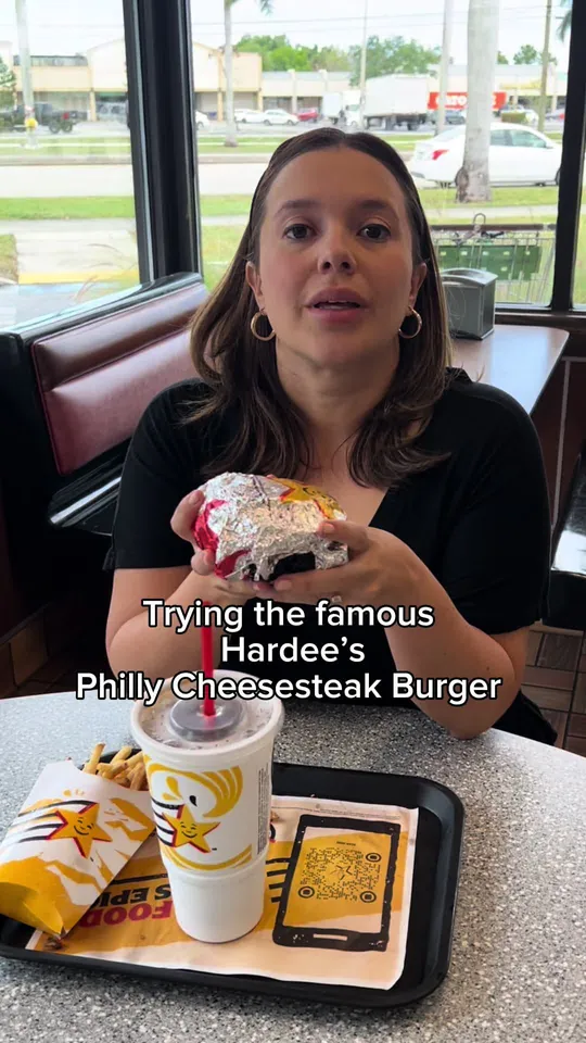 Burger at Hardee's, Panama City Beach