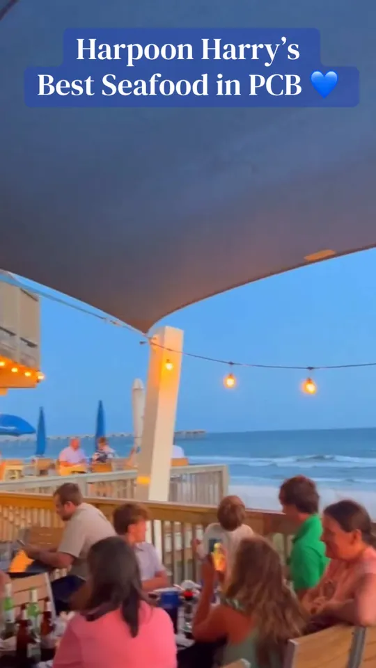 Seafood at Harpoon Harry's Beachfront Restaurant, Panama City Beach – $24 on the menu