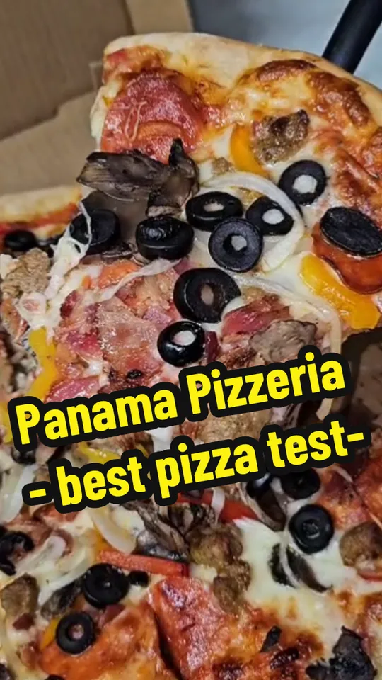 Pizza at Panama Pizzeria, Panama City Beach