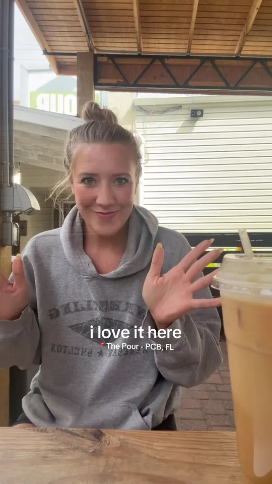 Coffee at The Pour, Panama City Beach – $1.95 on the menu
