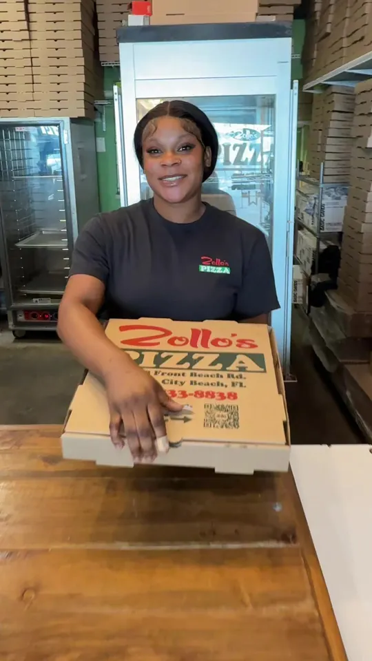 Pizza at Zollo's Pizza, Panama City Beach – $18.99 on the menu