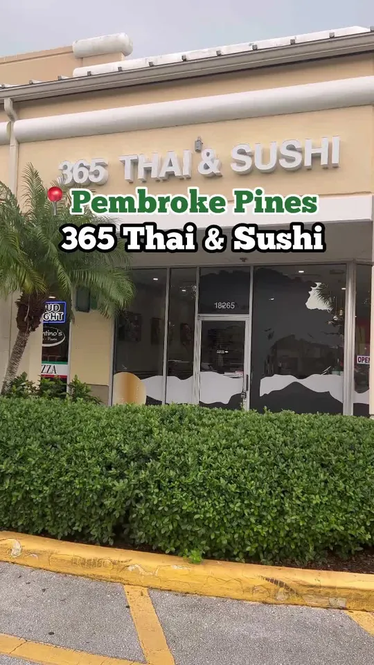 Sushi at 365 Thai & Sushi, Pembroke Pines – $3.50 on the menu