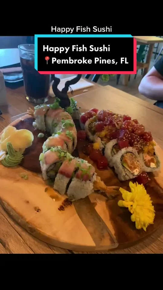 Sushi at Happy Fish Sushi, Pembroke Pines – $4 on the menu