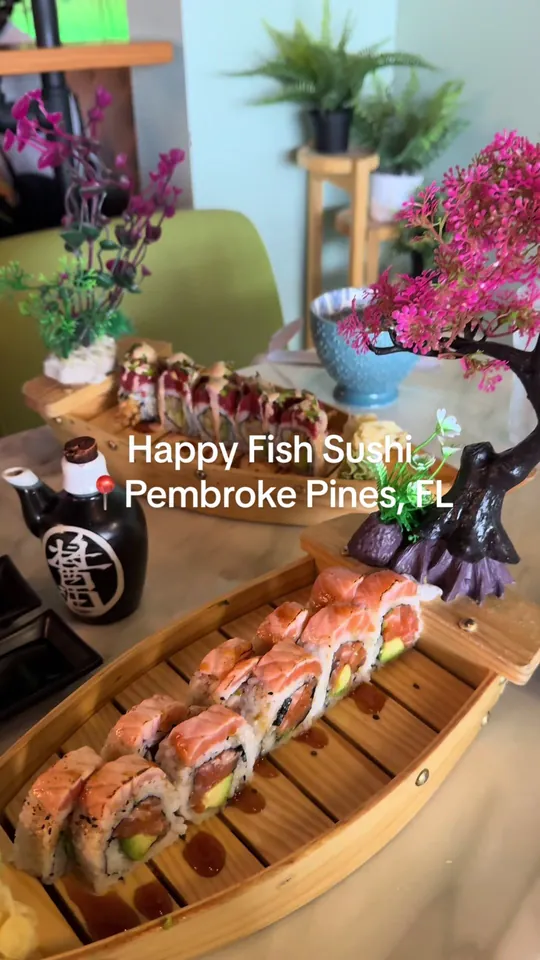 Sushi at Happy Fish Sushi, Pembroke Pines – $4 on the menu