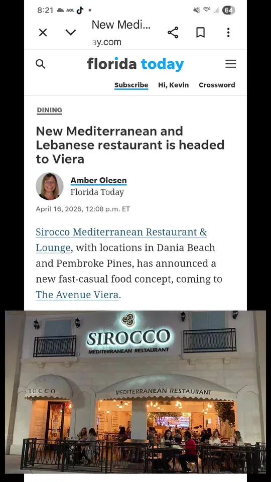 Video at Sirocco Mediterranean Restaurant & Lounge, Pembroke Pines