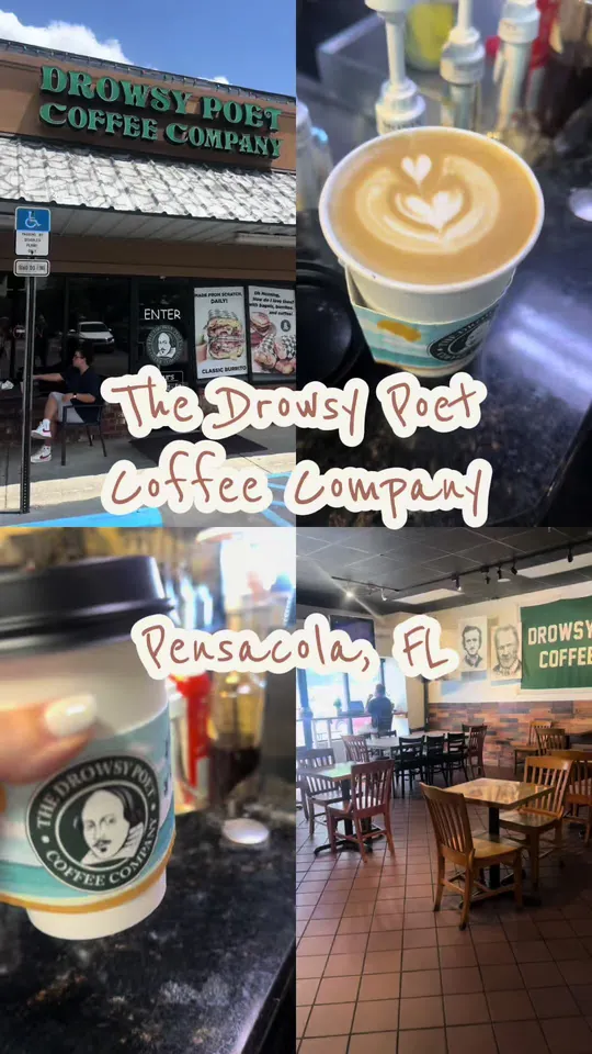 Coffee at The Drowsy Poet Coffee Company, Pensacola