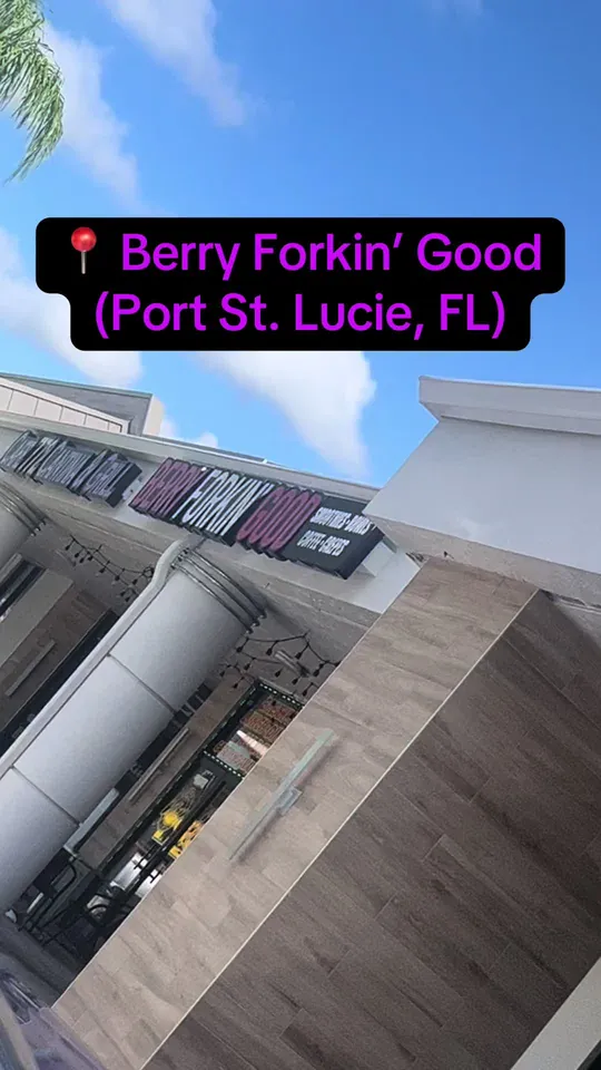 Coffee at Berry Forkin' Good, Port St. Lucie – $5.27 on the menu