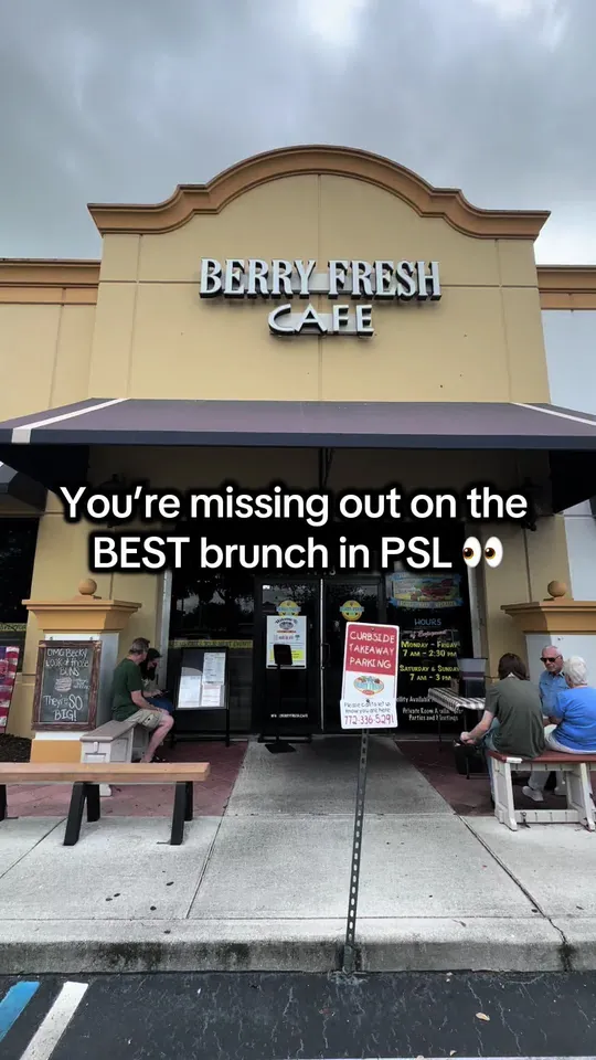 Brunch at Berry Fresh Cafe, Port St. Lucie – $14.99 on the menu