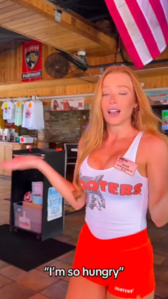 Burger at Hooters, Sarasota – $11.49 on the menu