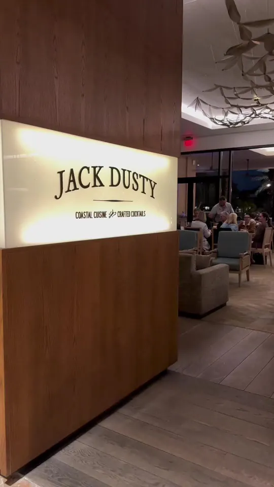 Seafood at Jack Dusty, Sarasota – $32 on the menu