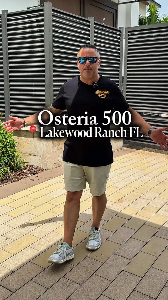 Pasta at Osteria 500, Sarasota – $18.95 on the menu