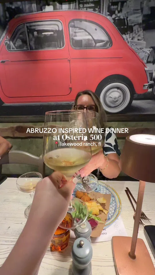 Wine at Osteria 500, Sarasota