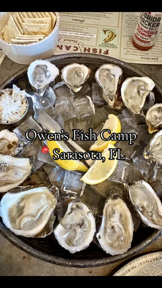 Seafood at Owens Fish Camp, Sarasota